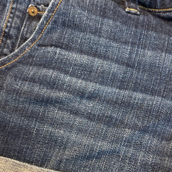 Abercrombie & Fitch Dark Blue Jean Shorts - Picture 4 of 10